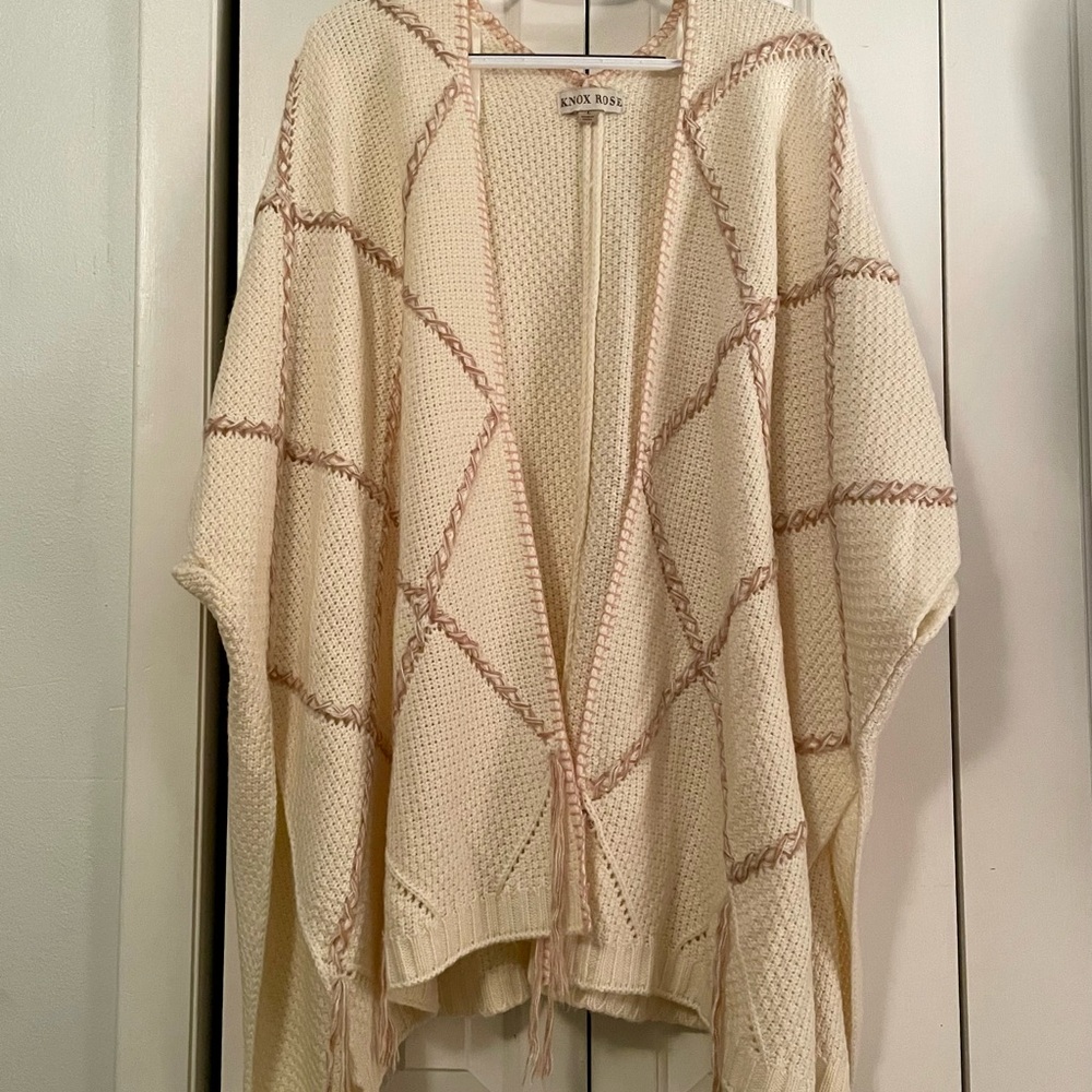 Knox Rose Open Poncho
